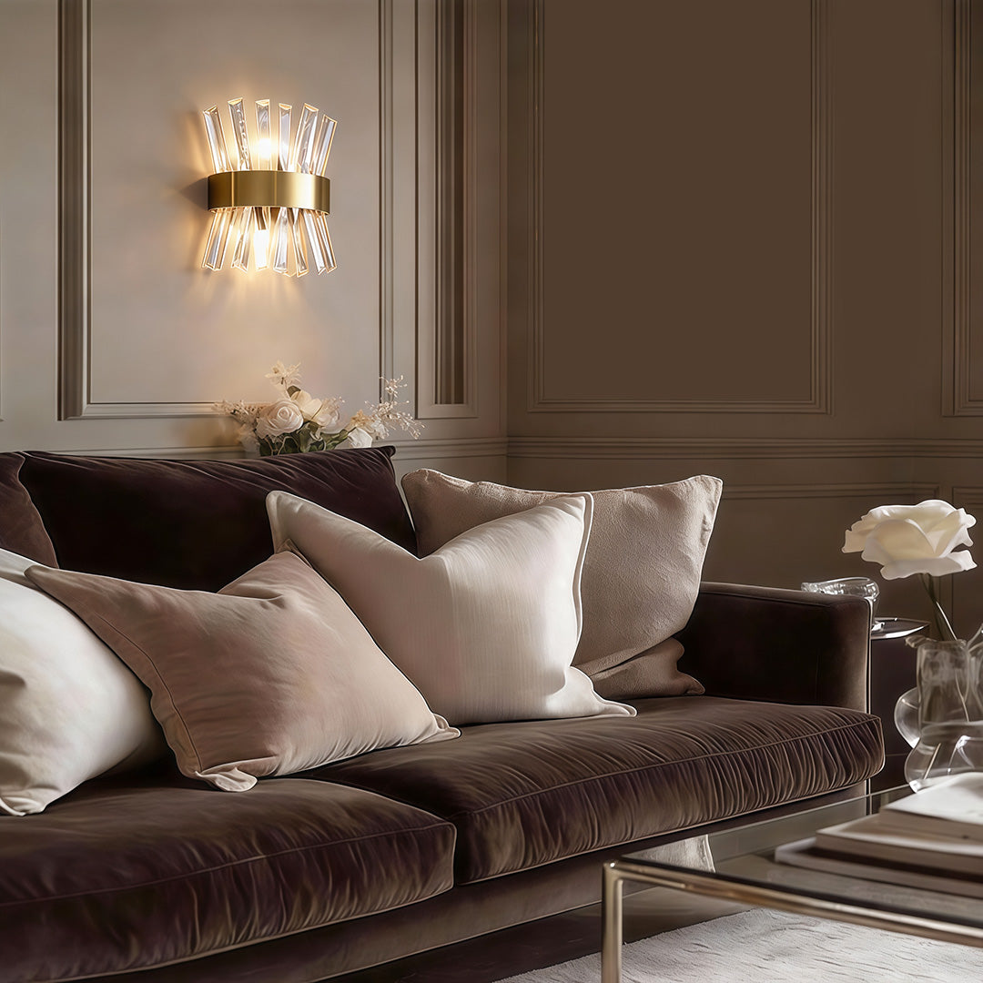 Contemporary Crystal Wall Sconces Nordic Style Creative Luxury Light