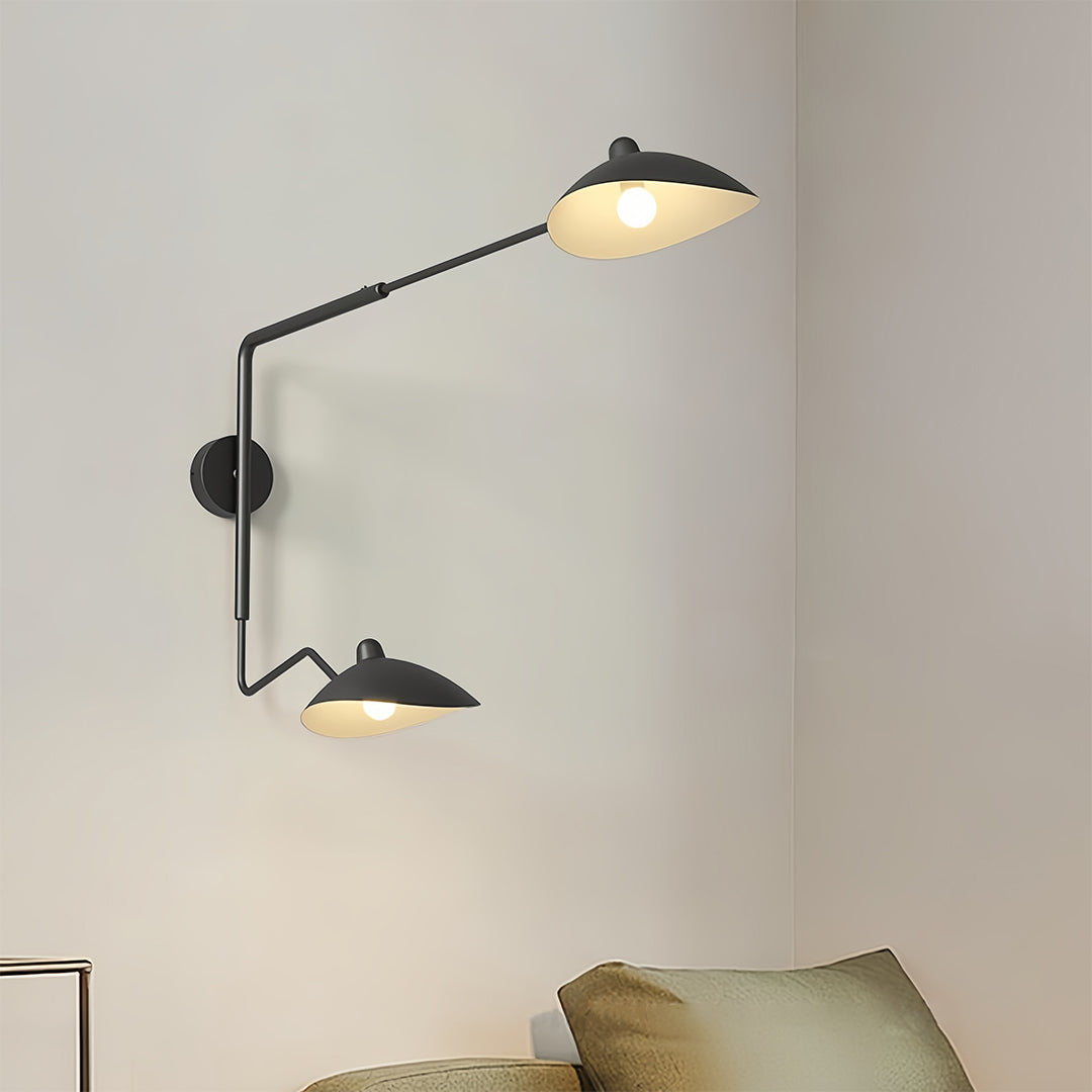 Swing Arm Wall Light Contemporary Industrial wide-spectrum Lamp
