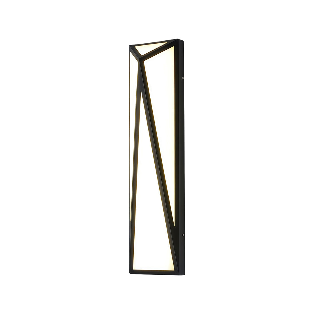 Exterior Wall Light Black Modern Metal Waterproof Light