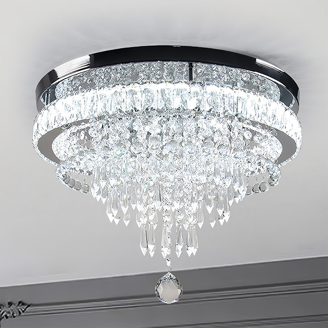 Gold Flush Mount Lights Modern Luxury Round Flush Mount Light