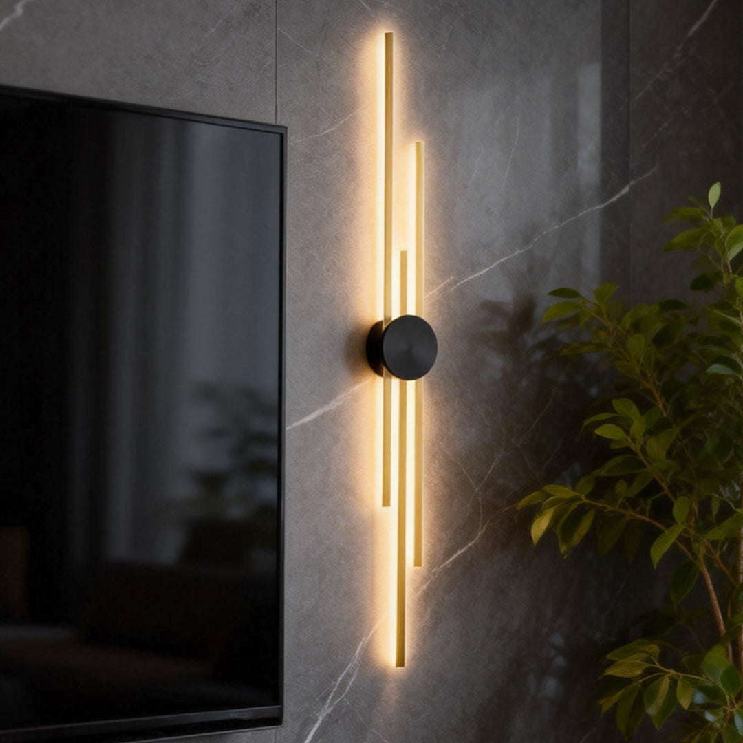 Modern Linear Wall Sconce Minimalist LED Integrated Light