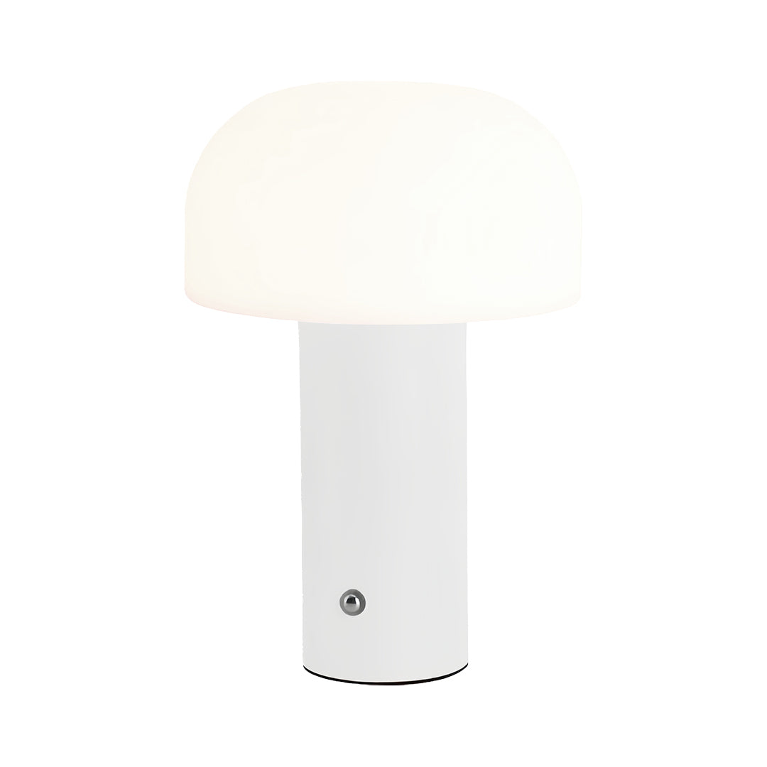 Novelty Table Lamps Iron Base and Rotomolded Mushroom Shade Lamp