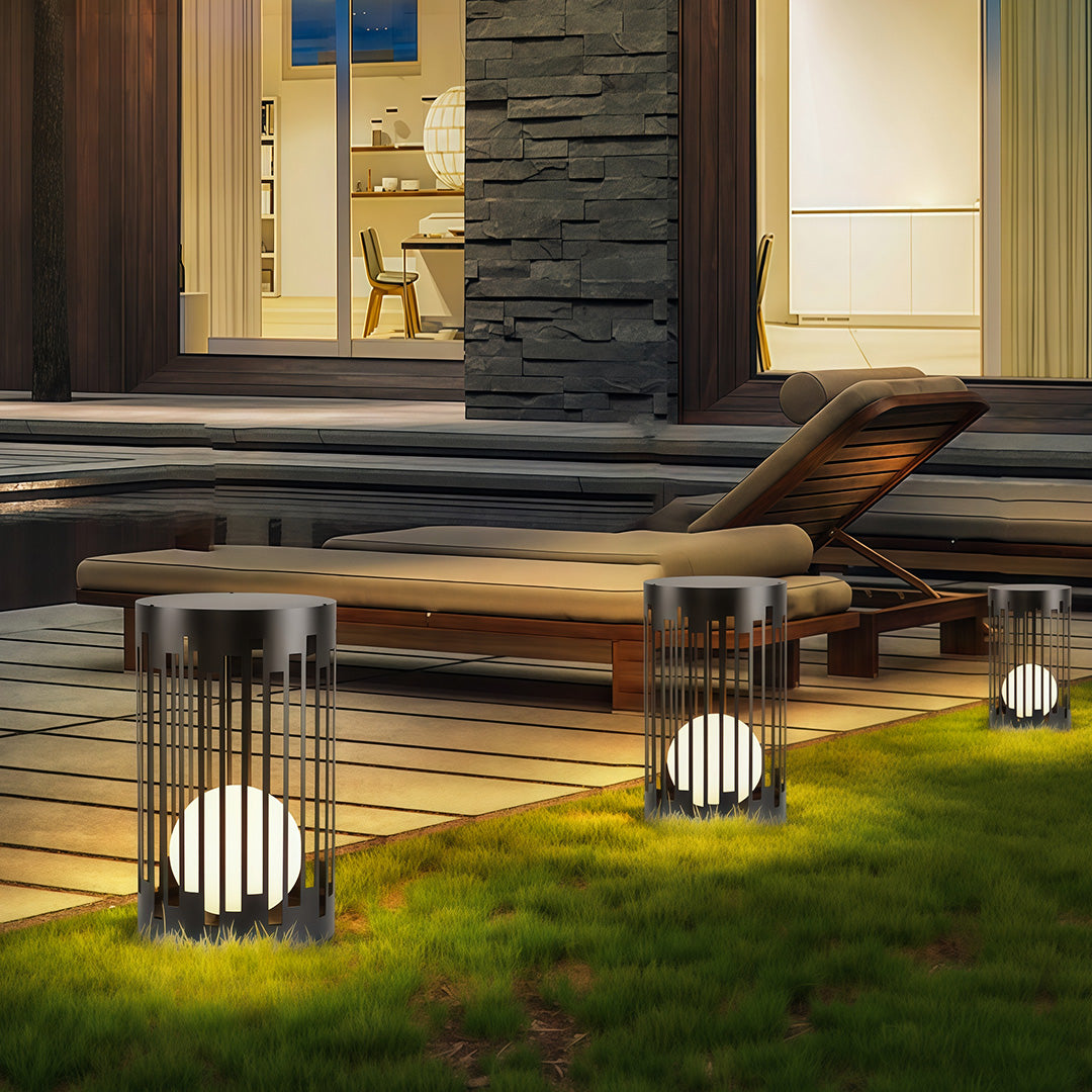 Outdoor Lantern Light Waterproof Garden Metal Light