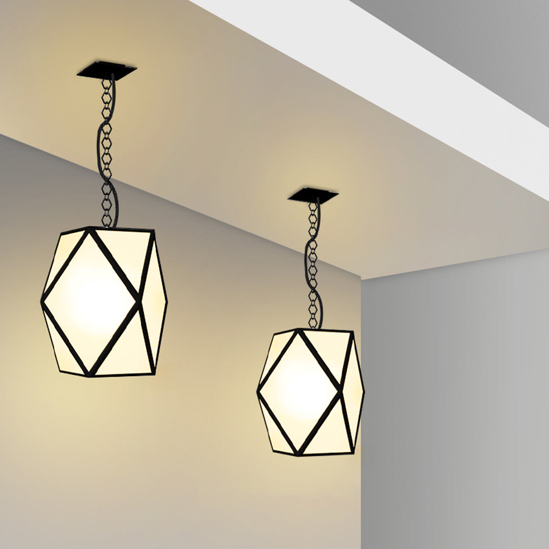 Contemporary Outdoor Pendant Lighting Pavilion Landscape Ceiling Light