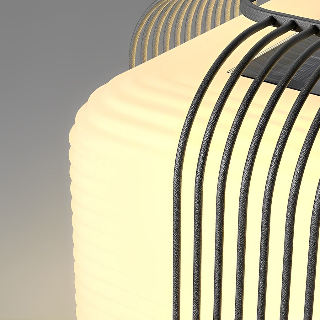 Contemporary Outdoor Pillar Lights Square Creative LED Light