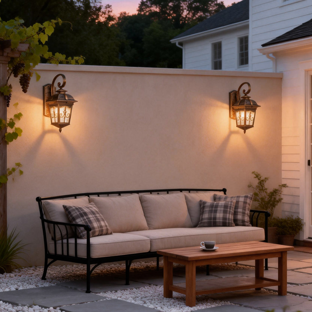 Contemporary Outdoor Wall Light Waterproof Elegant LED Lamp