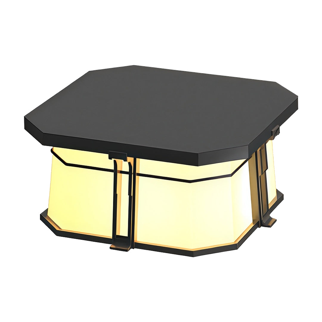 Lights for Pillar Tops Outdoor Black Landscape Light