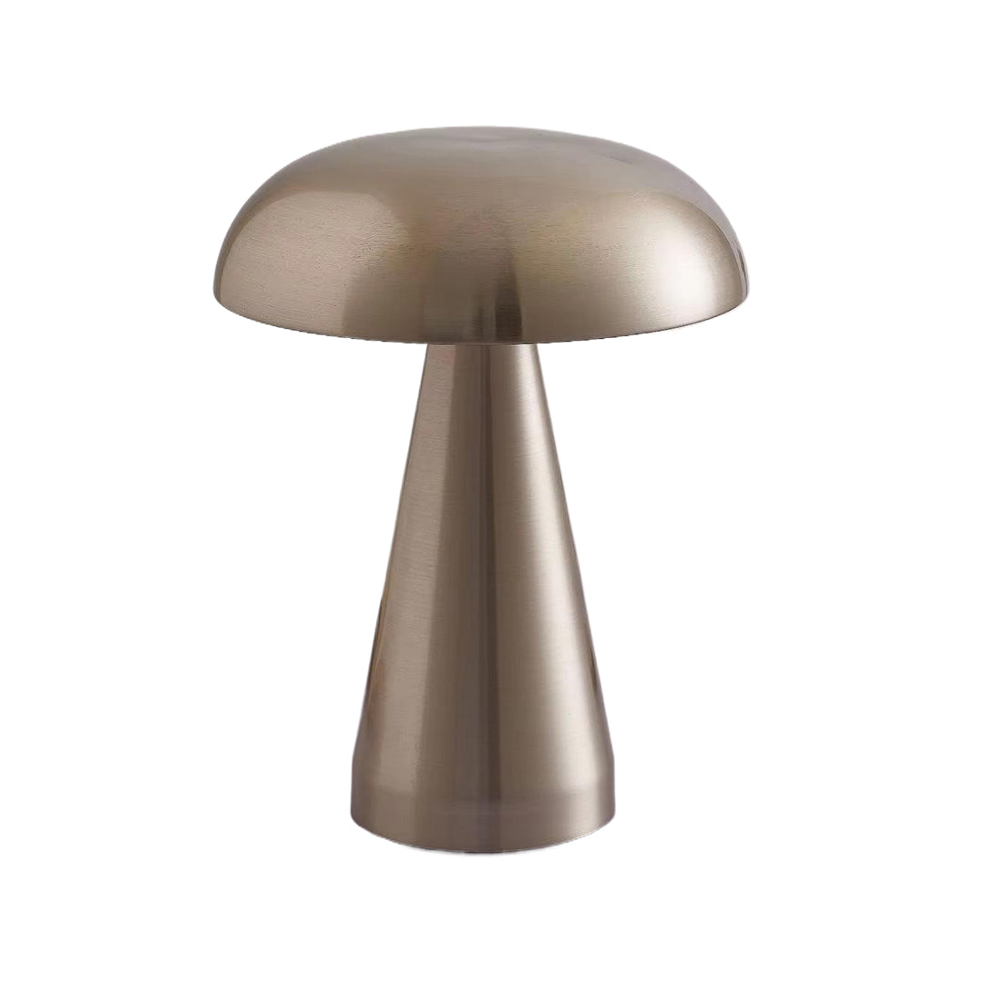 Retro Metal Table Lamp Mushroom Dimmable Creative Design Iron Light