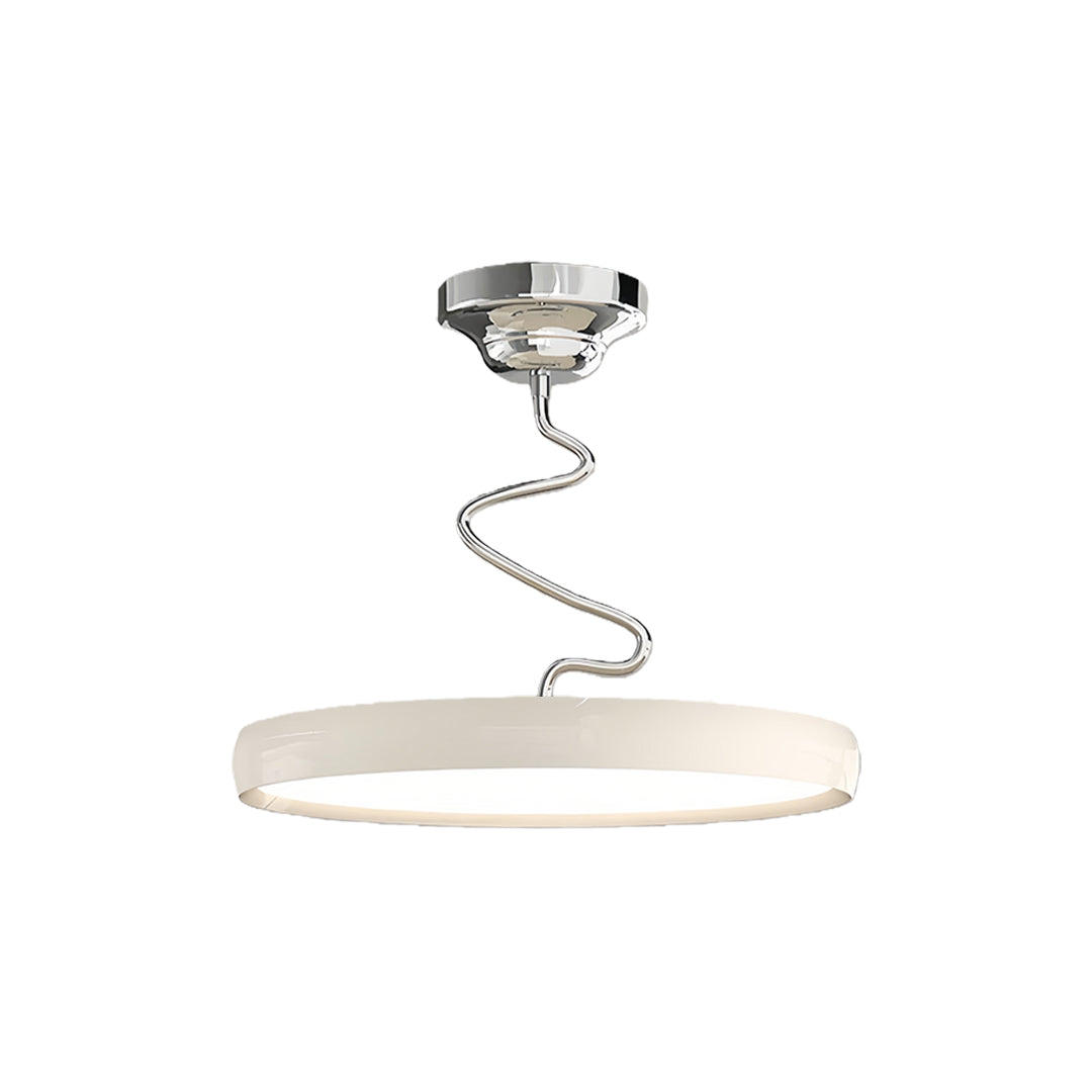 Modern Semi Flush Mount Ceiling Light Twisted wide-spectrum Light