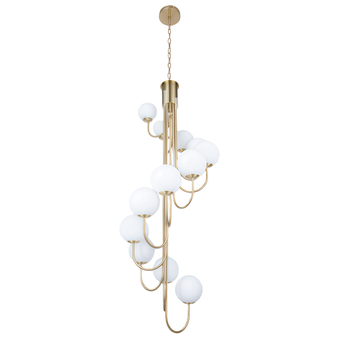 Spiral Globe Chandelier French Elegant Globe Ceiling Lights