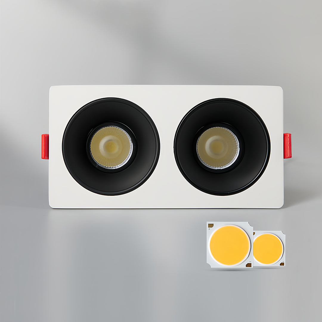 Square Downlight Minimalist Sleek Modern Recessed Grid Ceiling Light