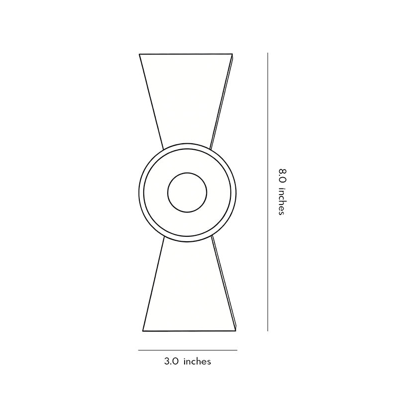 Contemporary up down Wall Lights LED Waterproof Washer Light