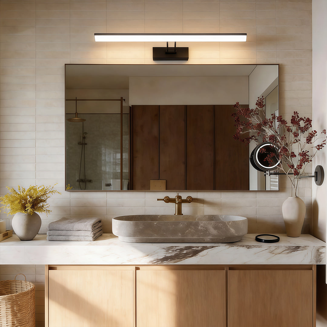 Contemporary Vanity Light Bar Adjustable Linear LED Light