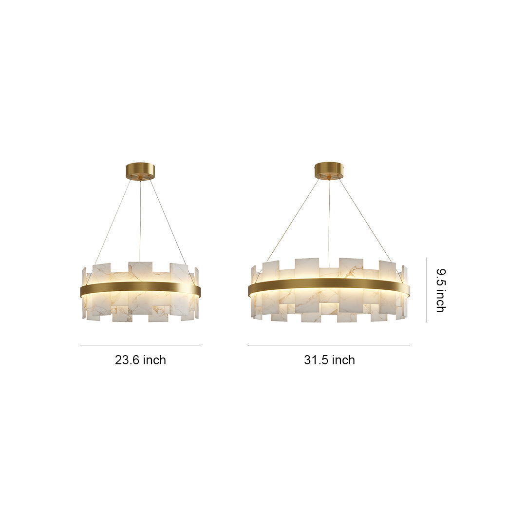 Copper Modern Chandelier Luxury Creative Ceiling Light