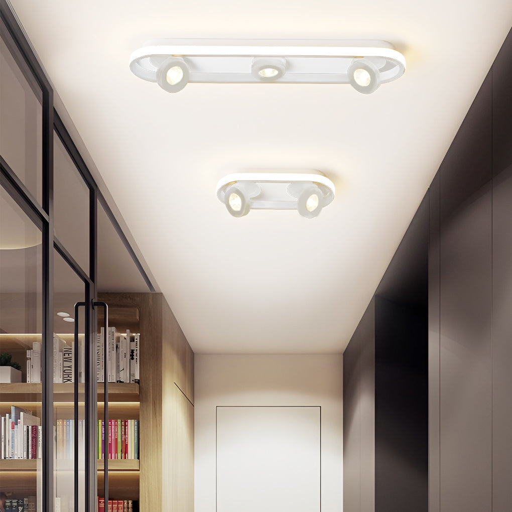 Corridor Ceiling Light Elliptical LED Adjustable Angle Light