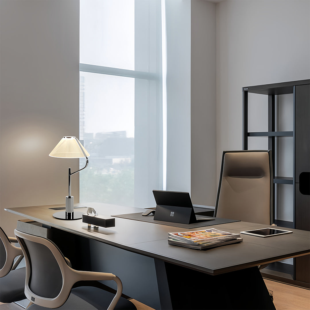 Floor Metal Lamp Elegant Chrome Acrylic Luxury LED Standing Lamp