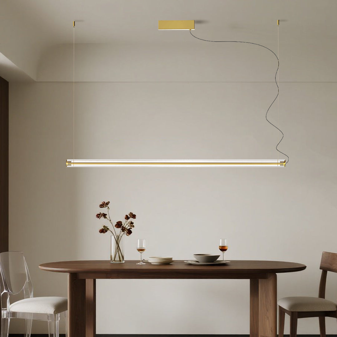 Modern Minimalist LED Linear Pendant Light