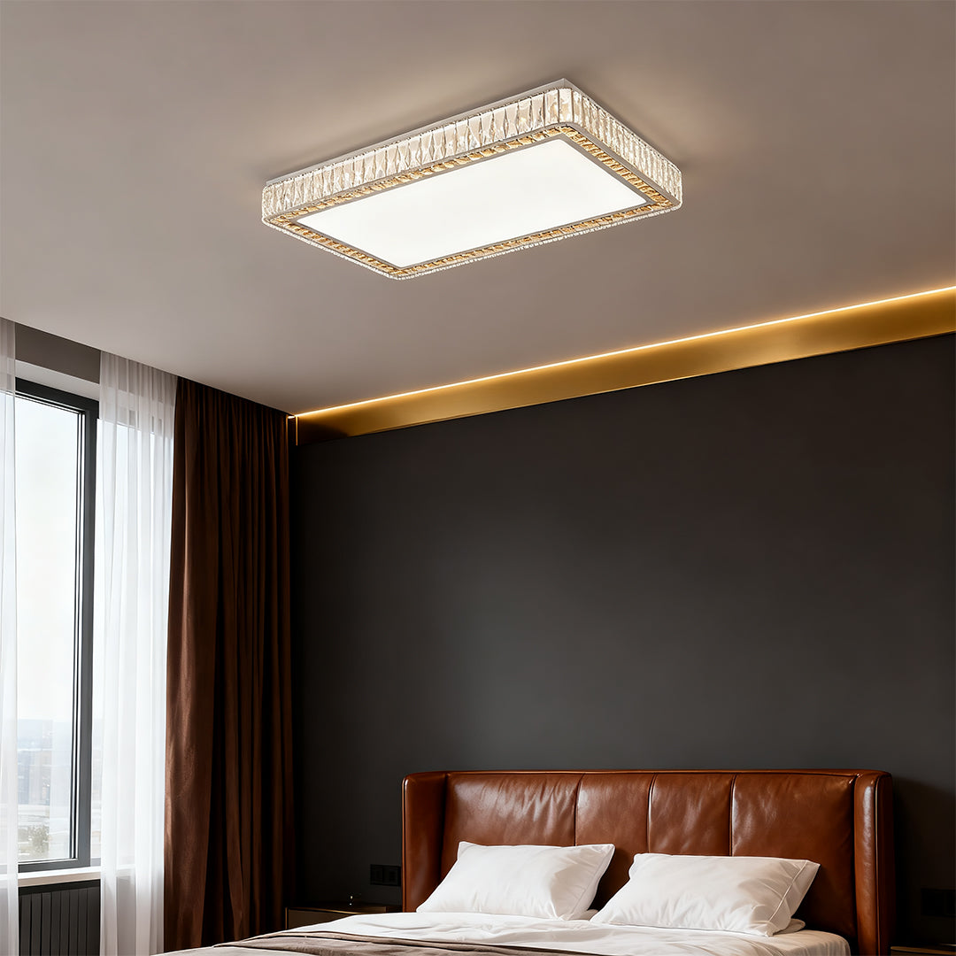Crystal Ceiling Light Modern Minimalist Luxury Lamp