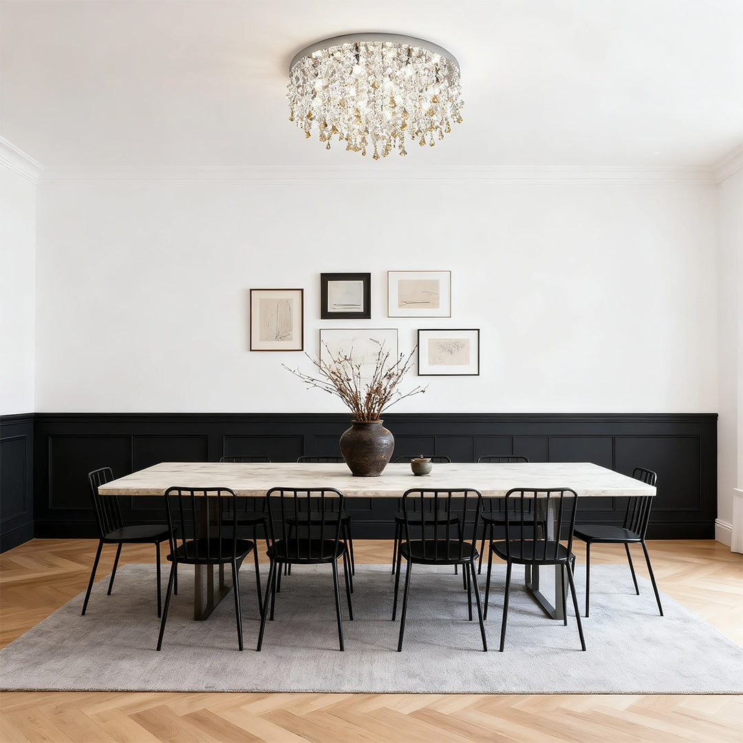 Unique Crystal Chandeliers French LED Creative Ceiling Light