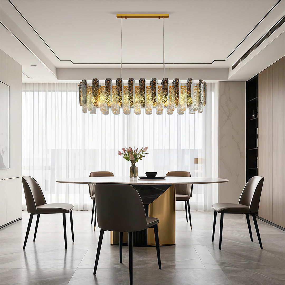 Contemporary Crystal Chandeliers LED Ceiling Light