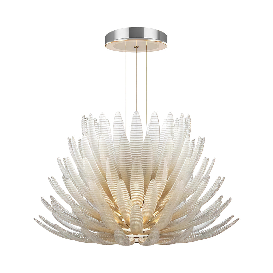 Deco Chandelier Luxury Stainless Steel Glass Ceiling Lights