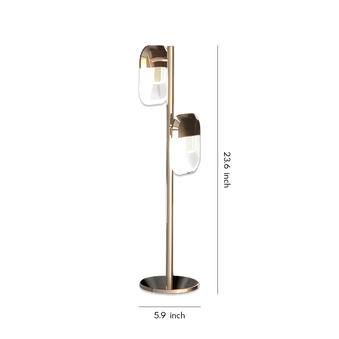 Crystal Lamp Floor Minimalist Modern Metal Aluminum Lamp