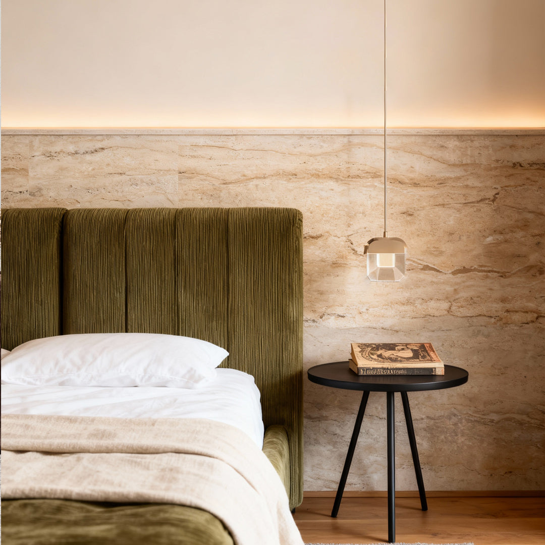 Contemporary Crystal Pendant Lighting Adjustable Ceiling Light