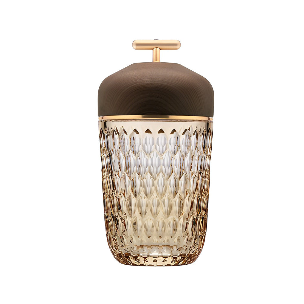 Cup Glass Table Lamp Modern Rechargeable Metal Lamp