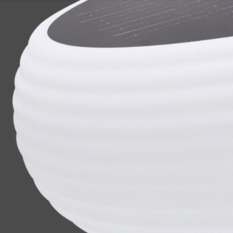 Outdoor Solar Pillar Lights Waterproof Round Landscape