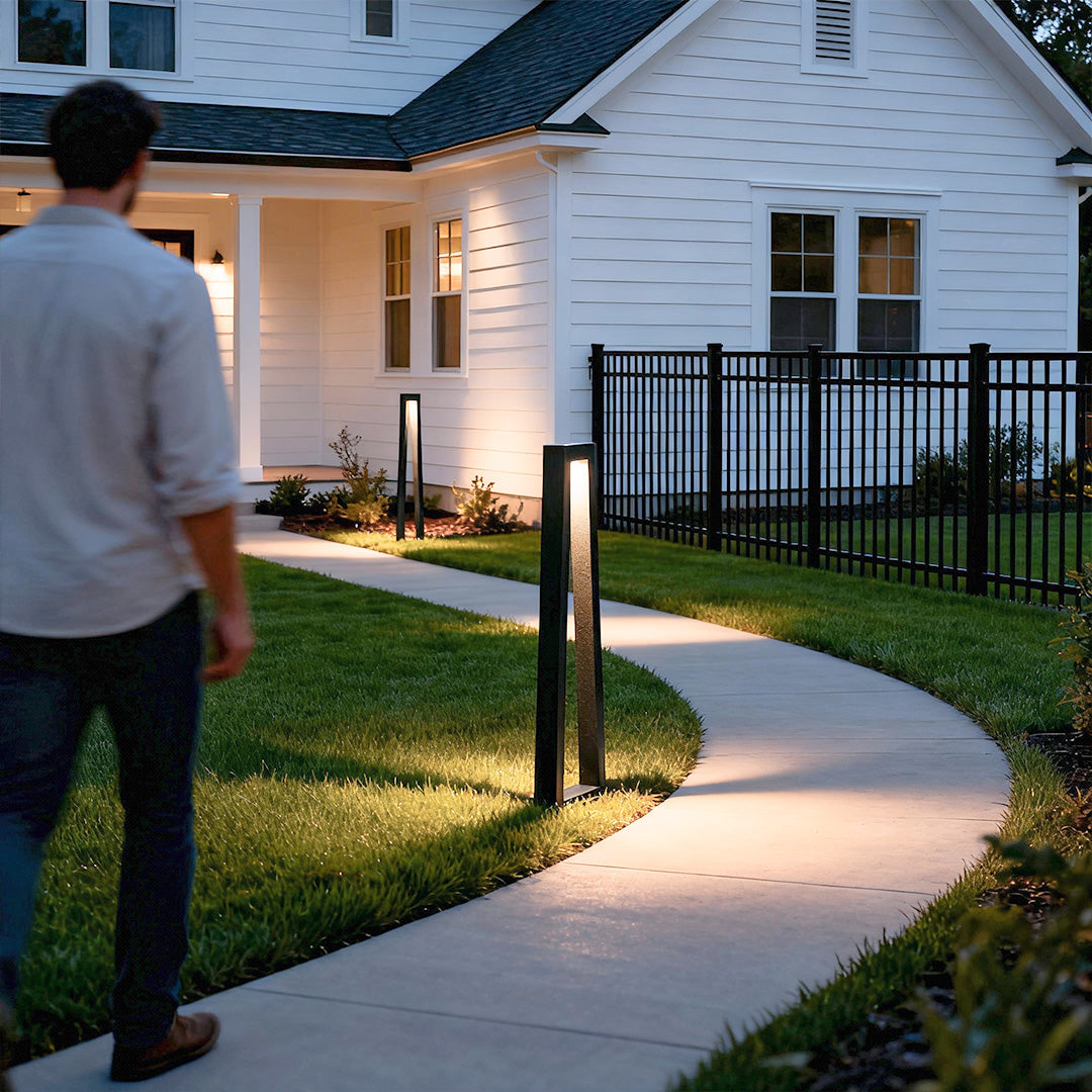 Outdoor Lighting for Landscaping Waterproof Black Lamp