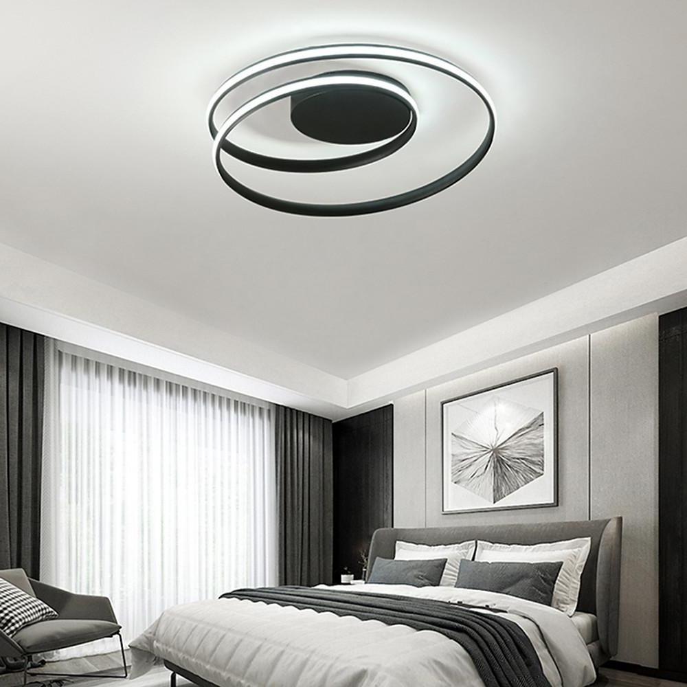 Spiraling Halo Ceiling Light Circular LED Modern Flush Mount Lighting