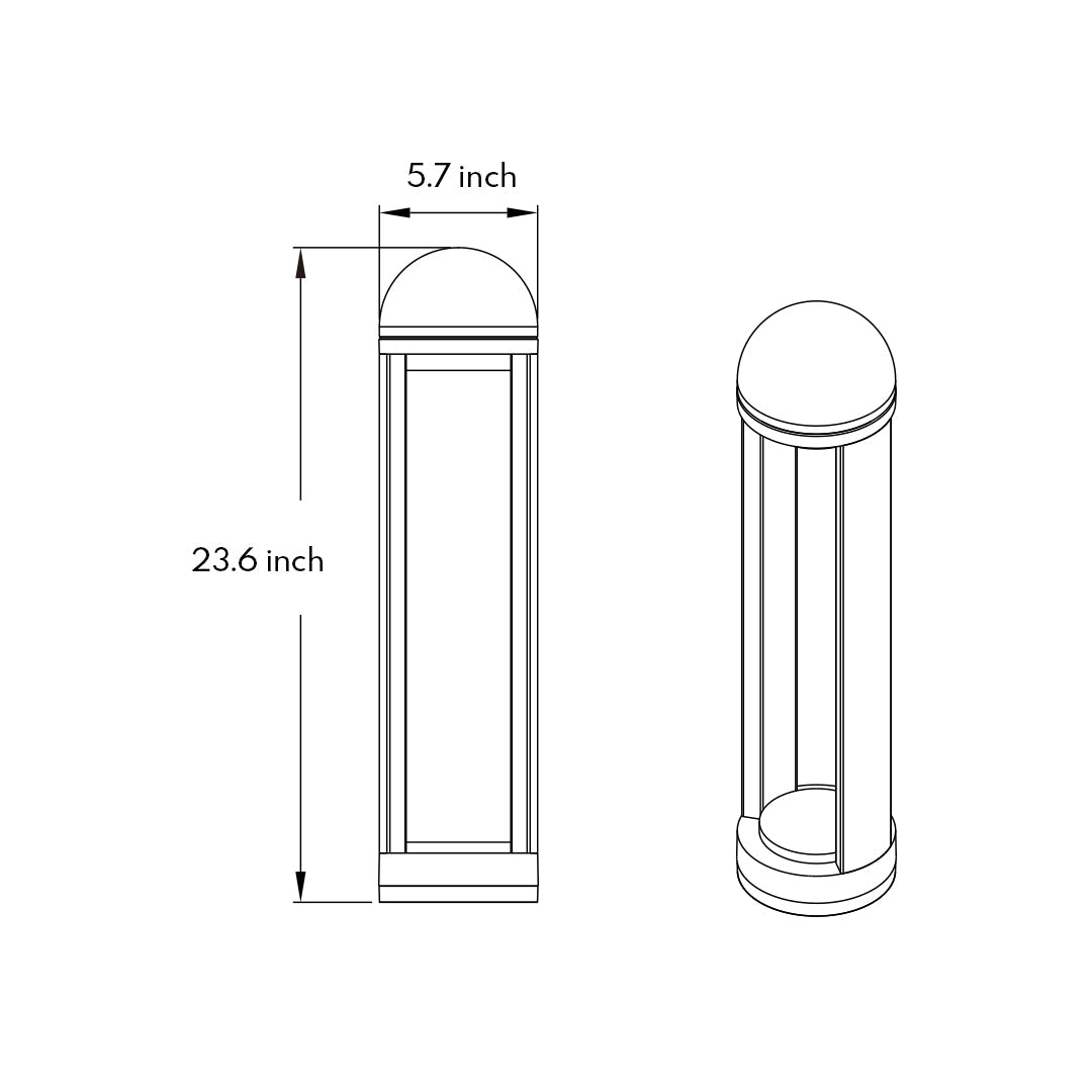 LED Outdoor Garden Lights Modern Pathway Bollard Light