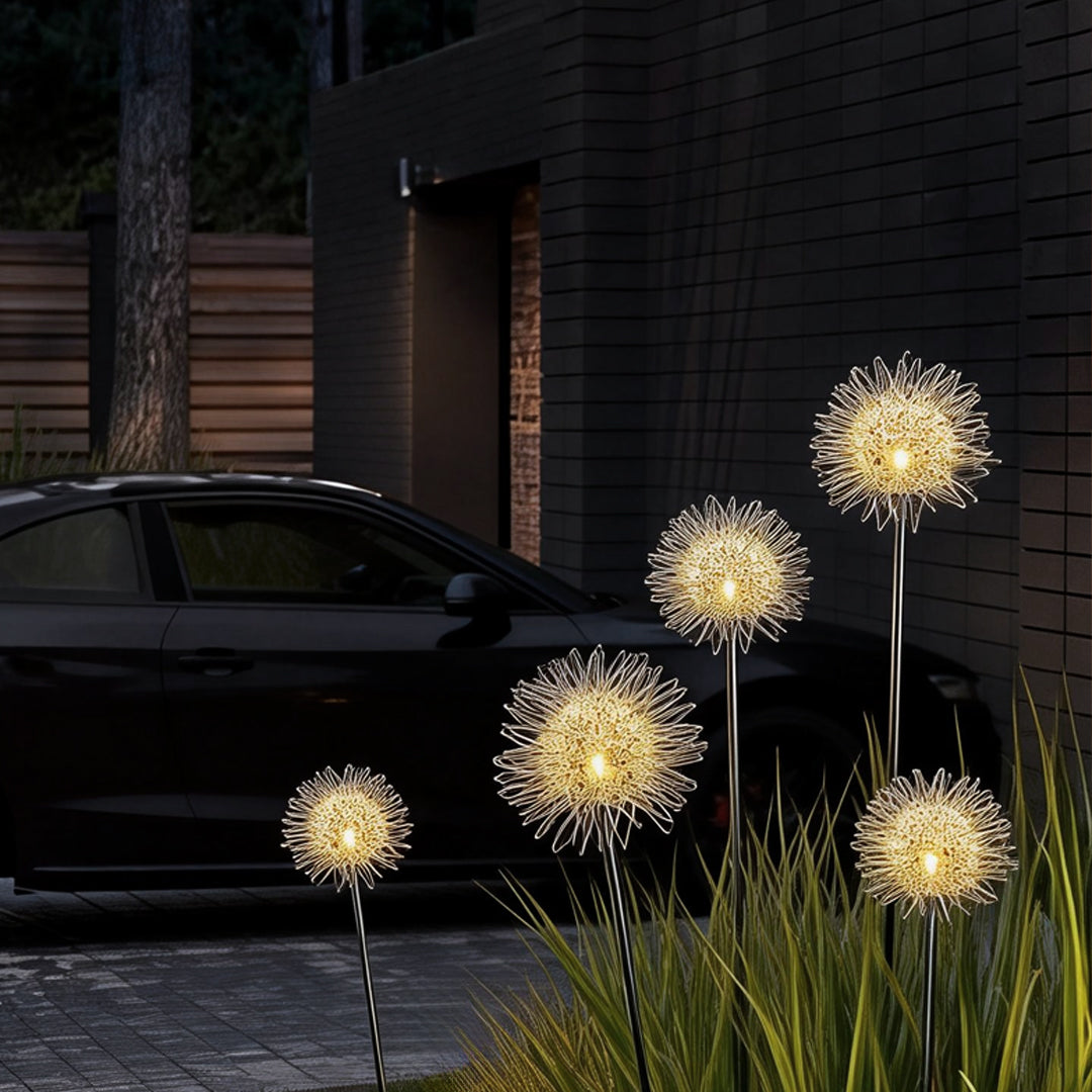 Dandelion Landscape Lights Modern Solar Garden Path Light