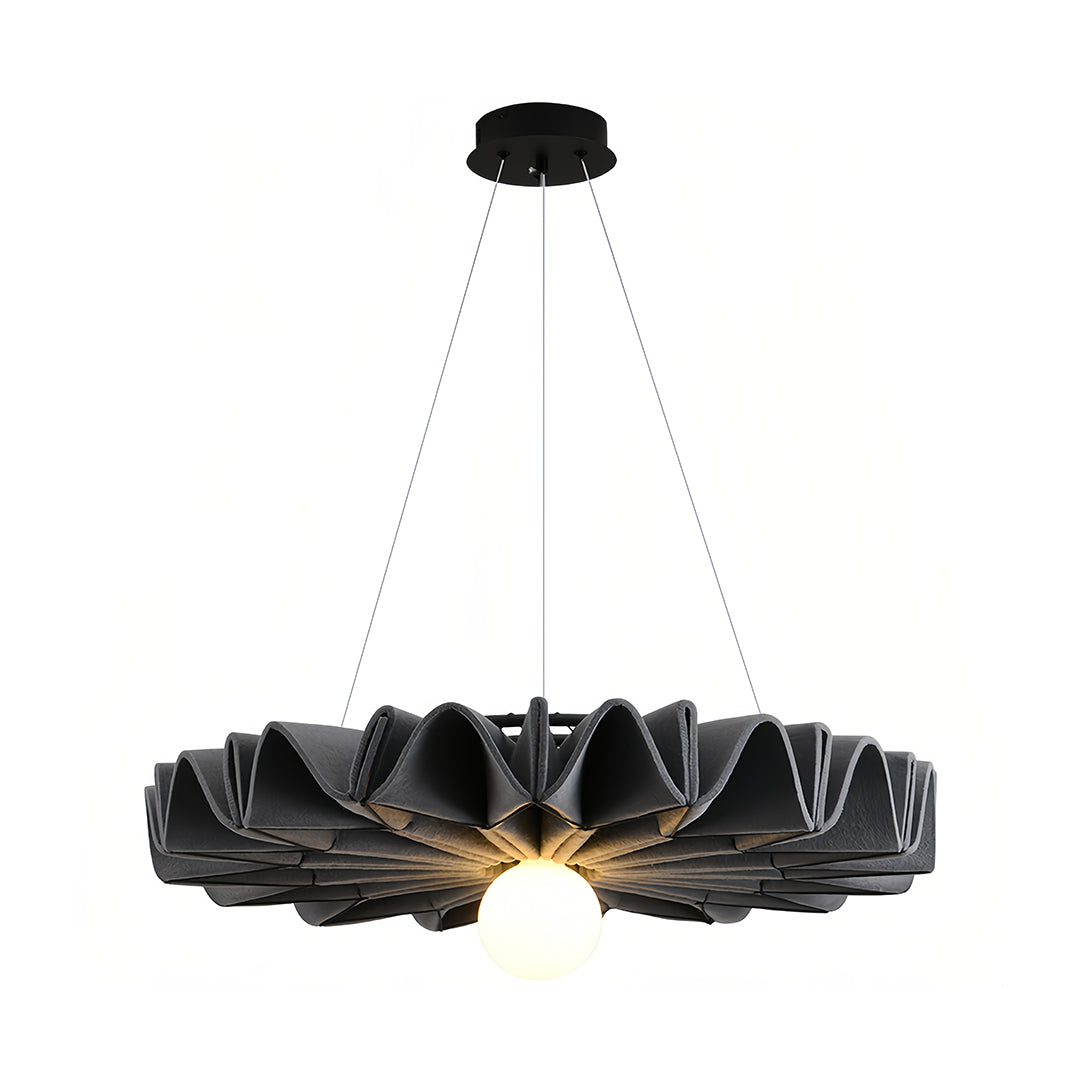 Cloth Chandelier Large Diameter Noise Reduction Felt Ceiling Lights