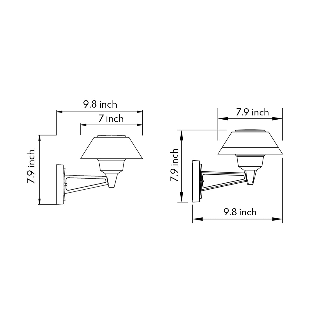 Outdoor LED Sconce Minimalist Nordic Waterproof Wall Lighting