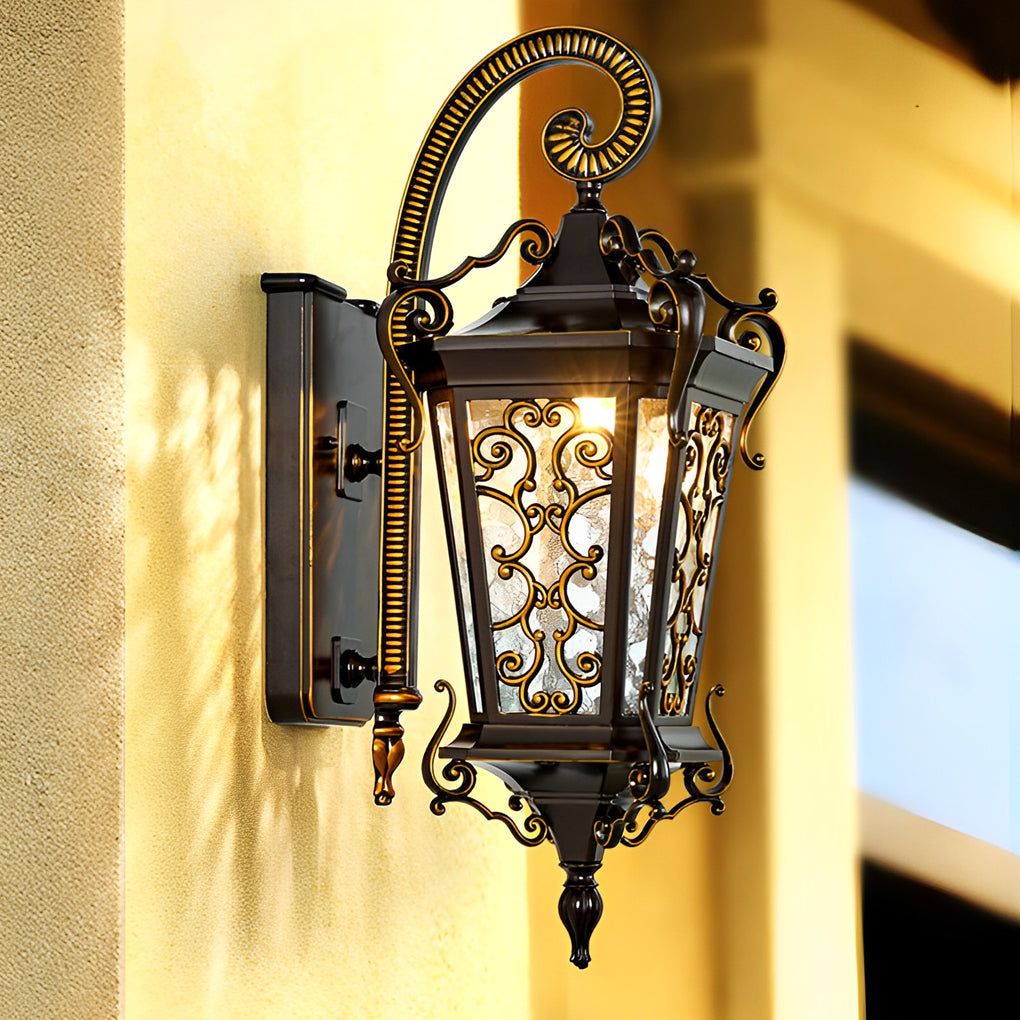 Antique Outdoor Wall Sconces Waterproof European Lamp
