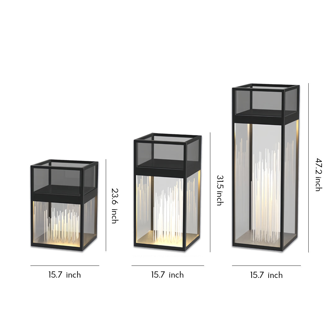 Decorative Bollards with Lights Outdoor Waterproof Lamp