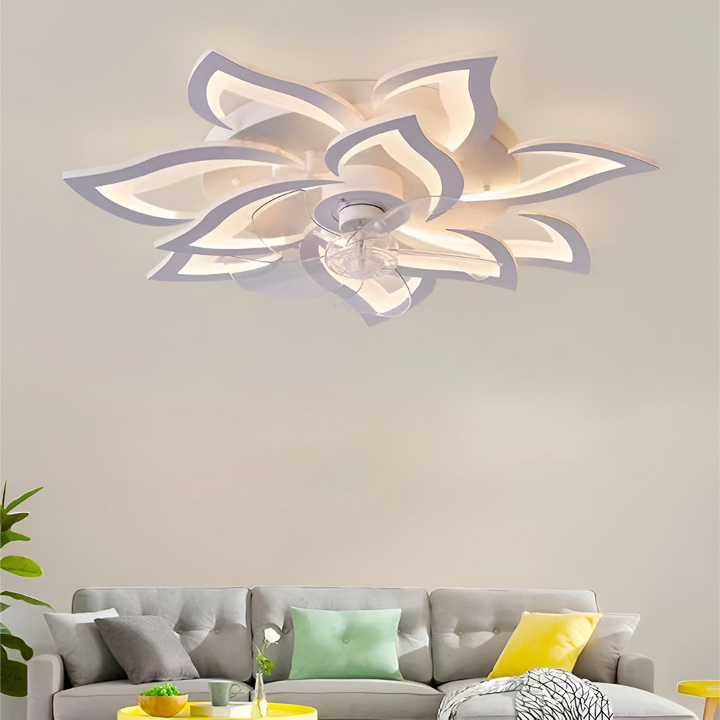 Decorative Ceiling Fans with Lights Nordic LED Light