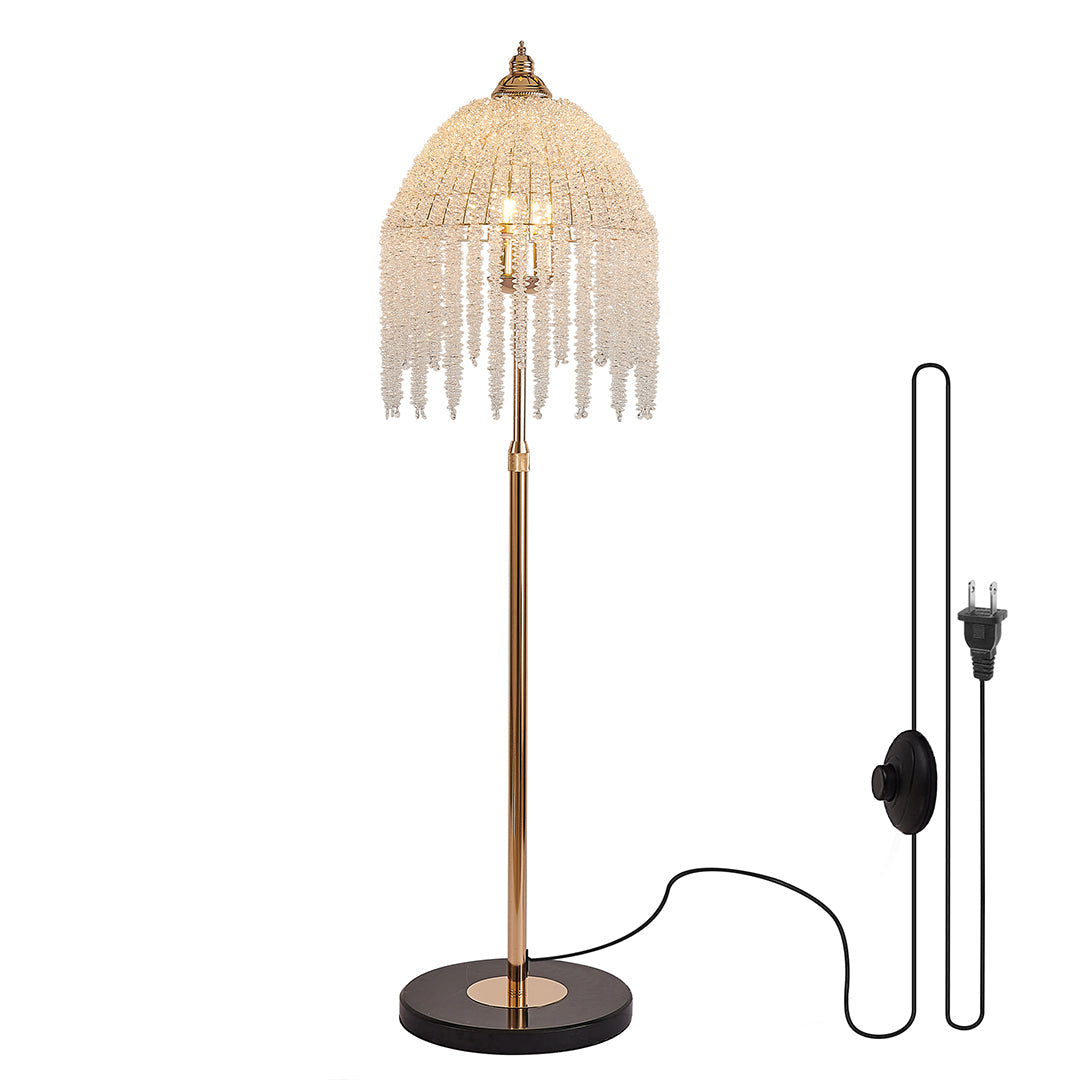 Luxury Crystal LED Floor Lamp