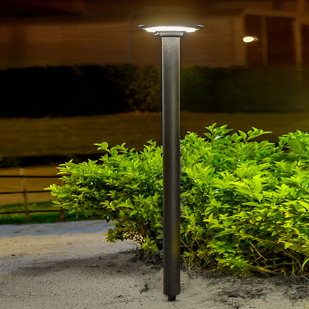 Decorative Solar Path Lights Modern Black Garden Light