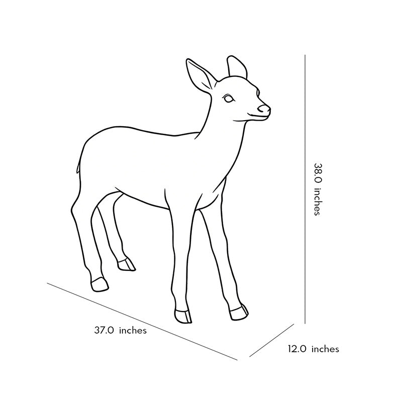 Deer Lights Resin Outdoor Landscape Decorative Light