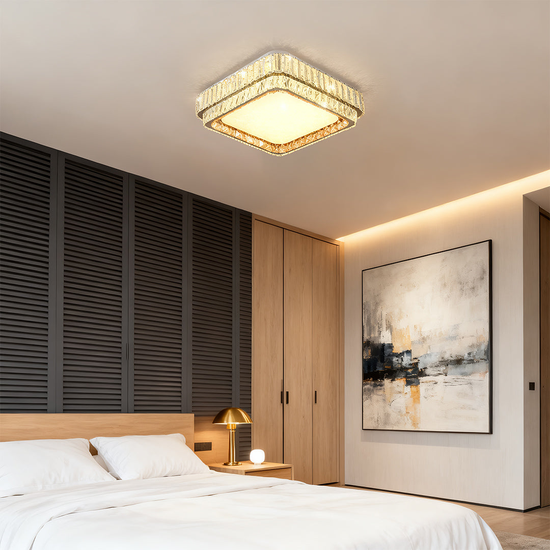 Contemporary Flush Mount Lighting wide-spectrum LED Lamp