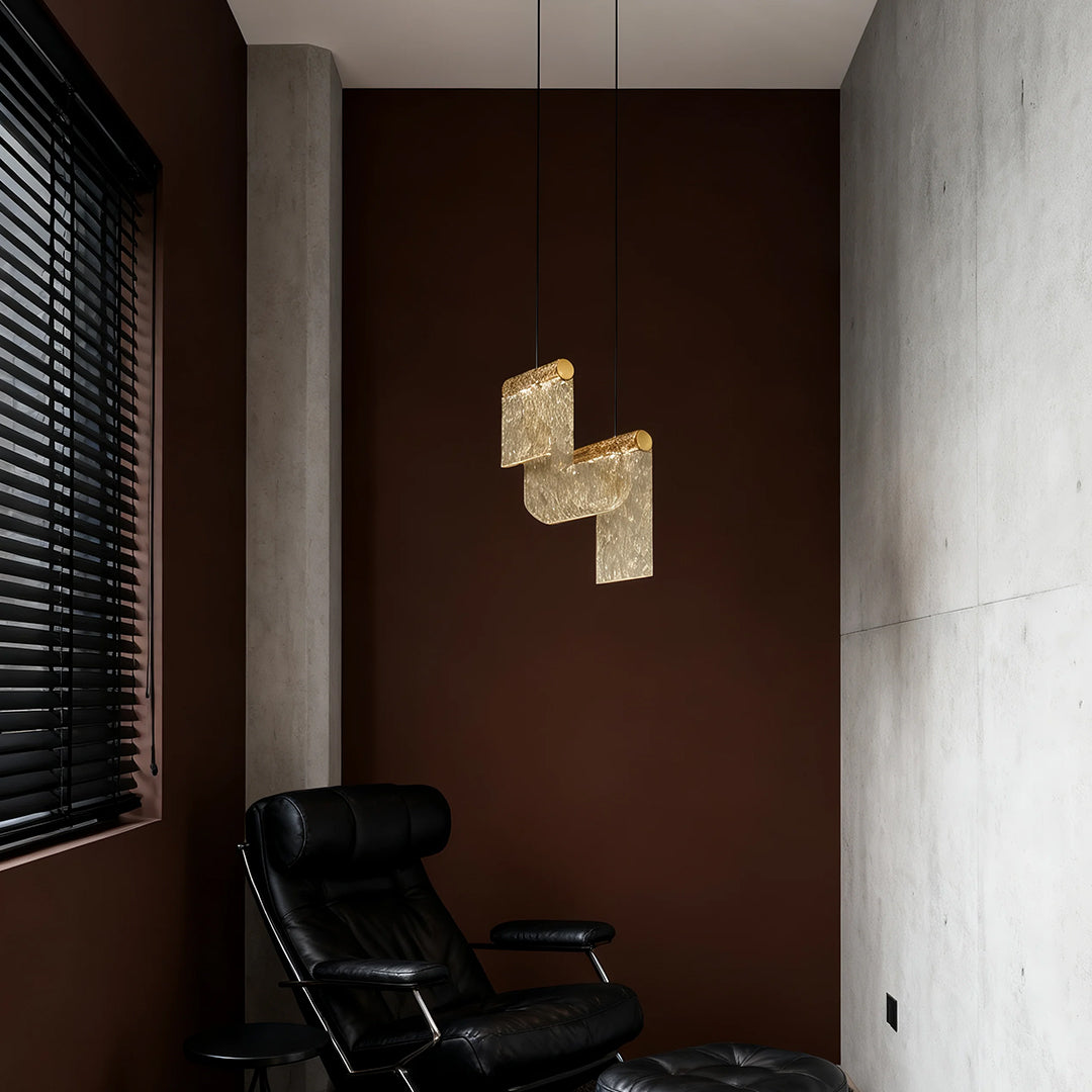 Gold Pendant Island Lights Contemporary Glass Adjustable Ceiling Light