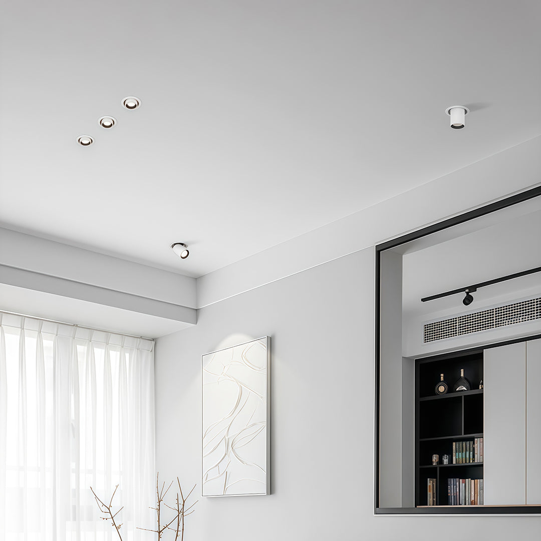 LED Indoor Spotlights Extendable Rotatable Embedded Light