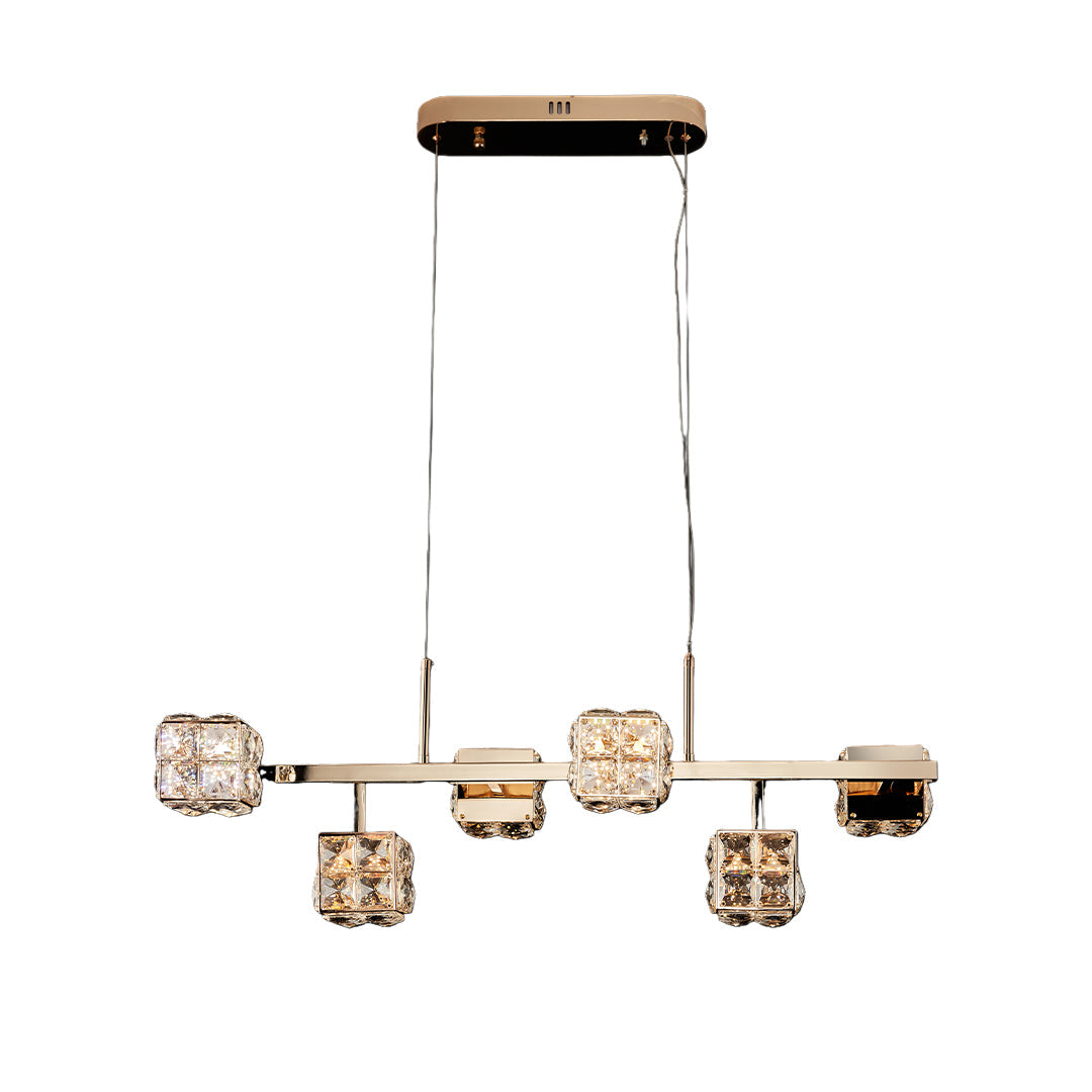 Luxury Chandeliers Crystal Modern Cube Ceiling Light