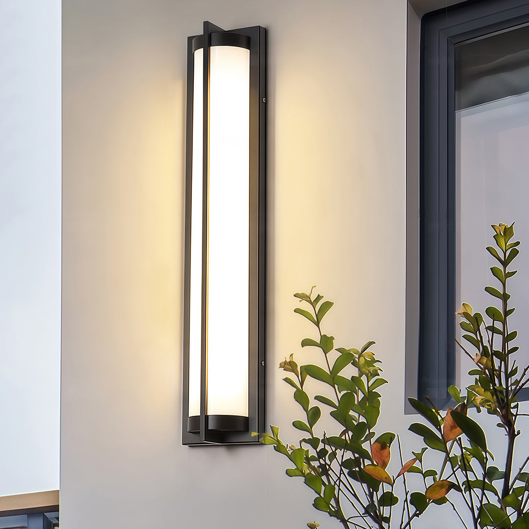 Outdoor Wall Sconces Black Modern Minimalist Waterproof Lamp