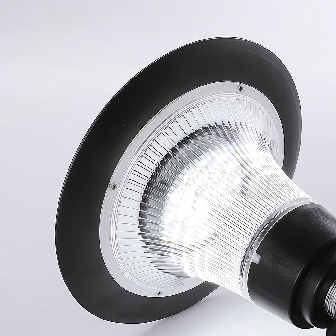 Outdoor Solar Wall Sconce Black Waterproof Metal Light