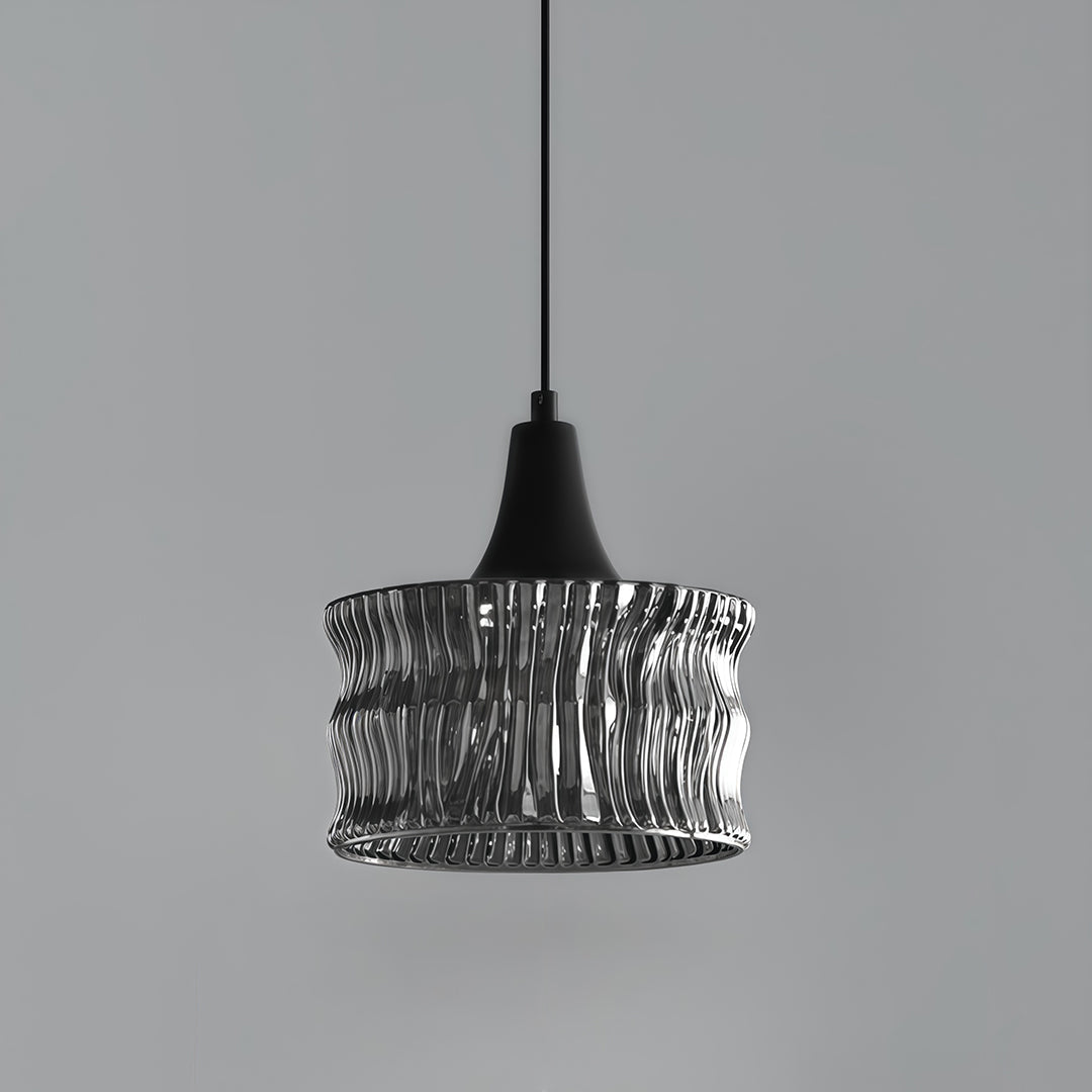 Glass Drum Pendant Light Italian Elegant Minimalist Ceiling Lights