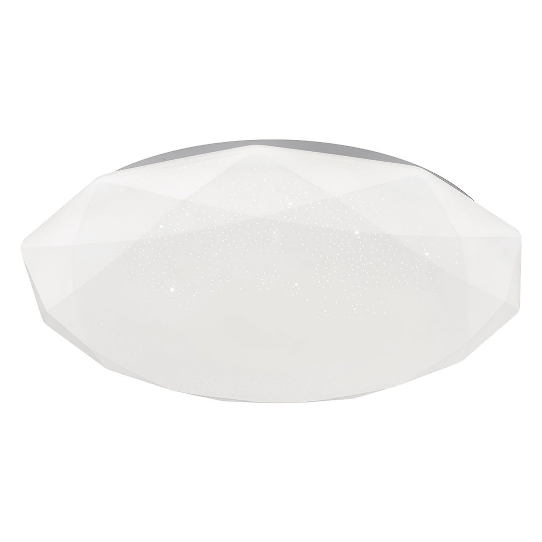 Geometric Flush Mount Ceiling Light White Full-Sky Star Lamp