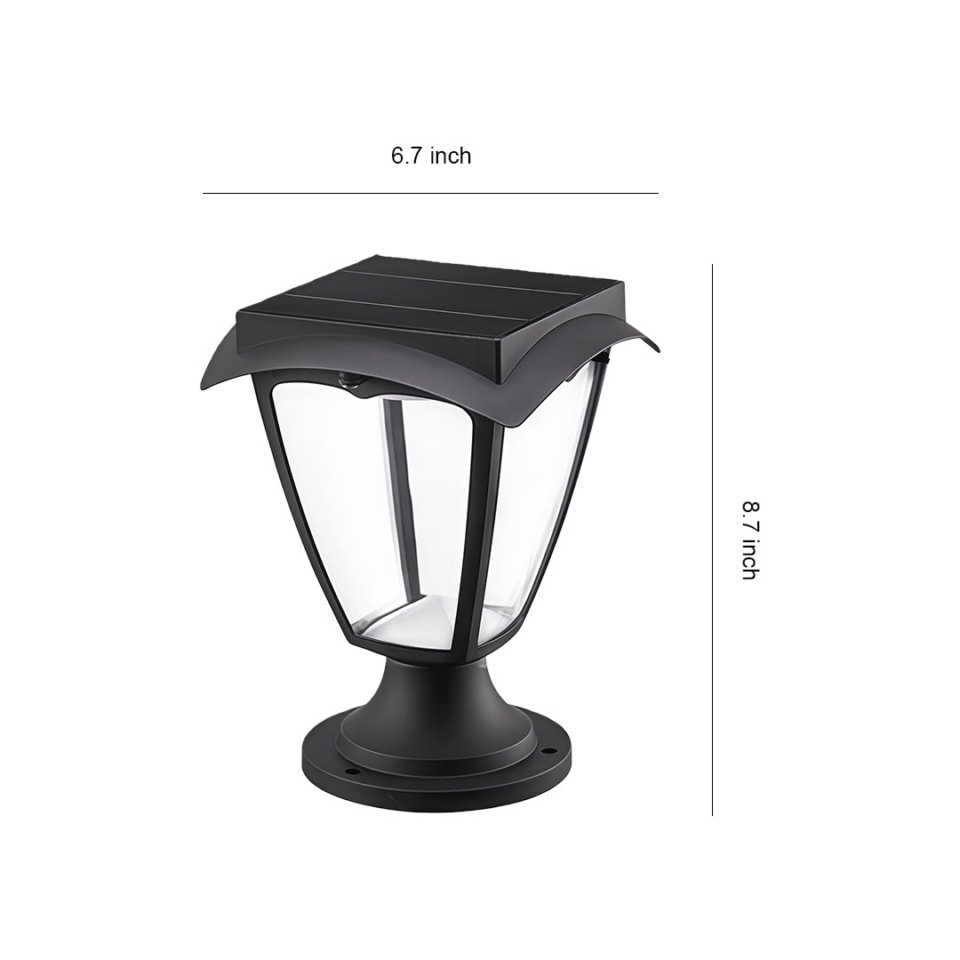 Solar Light Pillar Outdoor Waterproof Die-Cast Aluminum Light